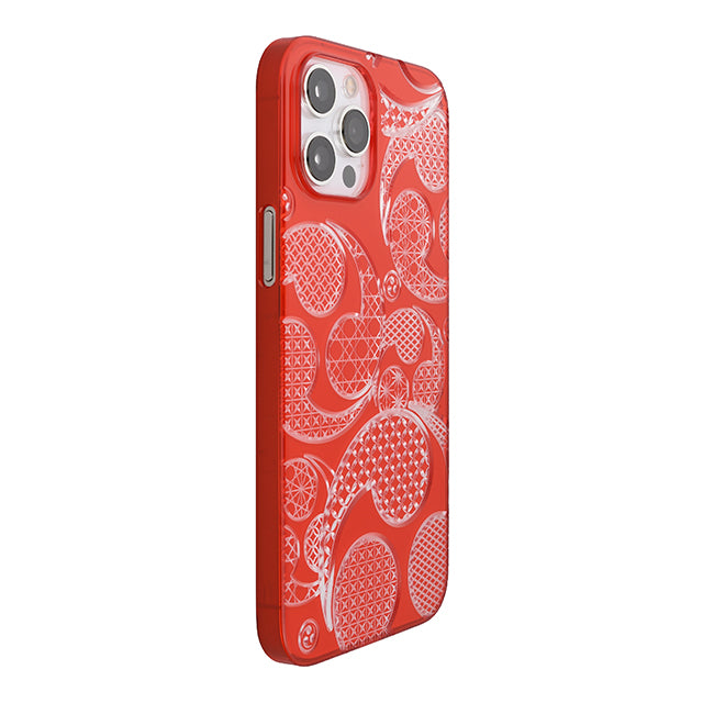 【Web限定】Air Jacket “kiriko” for iPhone12 Pro Max 三つ巴 (紅)