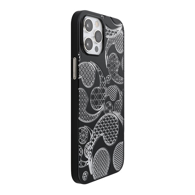 【Web限定】Air Jacket “kiriko” for iPhone12 Pro Max 三つ巴 (ピアノブラック)