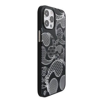 【Web限定】Air Jacket “kiriko” for iPhone12 Pro Max 三つ巴 (ピアノブラック)