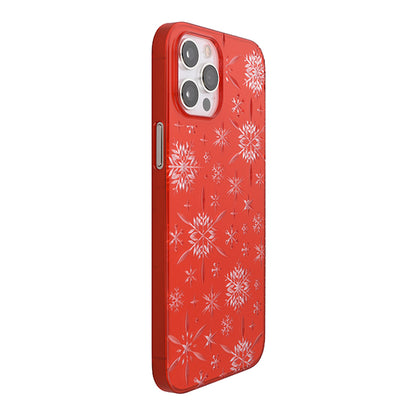 【Web限定】Air Jacket “kiriko” for iPhone12 Pro Max 雪片 (紅)