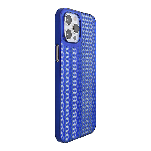 【Web限定】Air Jacket “kiriko” for iPhone12 Pro Max 米つなぎ (瑠璃)