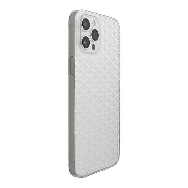 【Web限定】Air Jacket “kiriko” for iPhone12 Pro Max 麻の葉つなぎ (クリア)