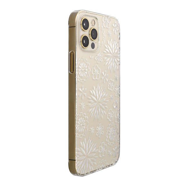 【Web限定】Air Jacket “kiriko” for iPhone12 / iPhone12 Pro 花 (クリア)