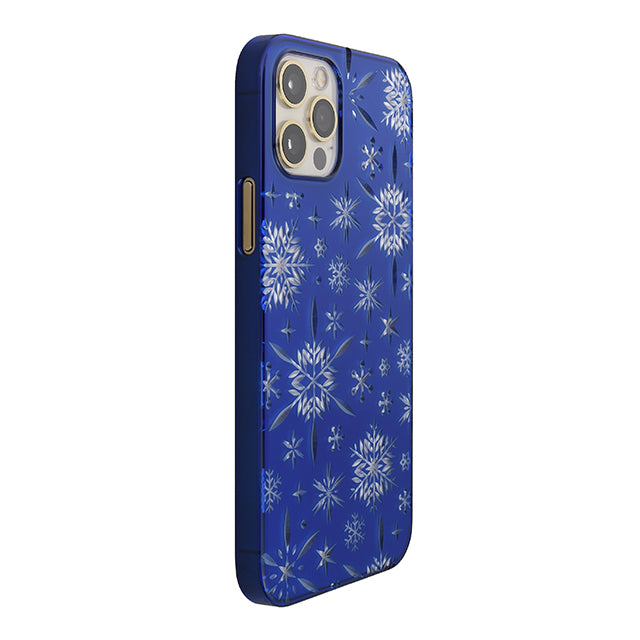 【Web限定】Air Jacket “kiriko” for iPhone12 / iPhone12 Pro 雪片 (瑠璃)