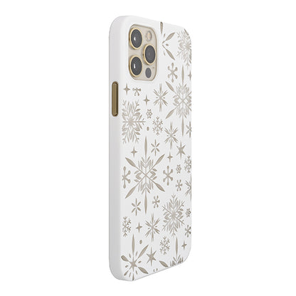 【Web限定】Air Jacket “kiriko” for iPhone12 / iPhone12 Pro 雪片 (ピュアホワイト)