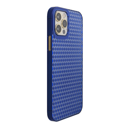 【Web限定】Air Jacket “kiriko” for iPhone12 / iPhone12 Pro 米つなぎ (瑠璃)