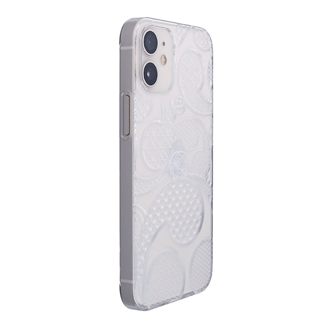 【Web限定】Air Jacket “kiriko” for iPhone12 mini 三つ巴 (クリア)