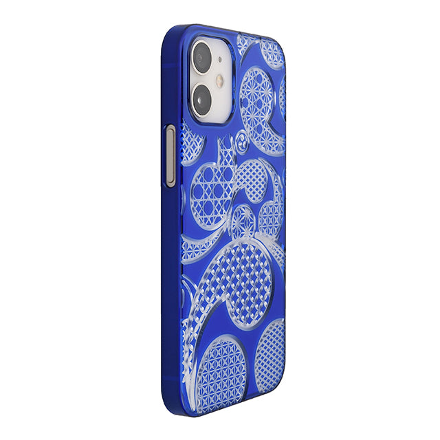 【Web限定】Air Jacket “kiriko” for iPhone12 mini 三つ巴 (瑠璃)