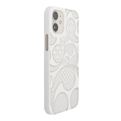 【Web限定】Air Jacket “kiriko” for iPhone12 mini 三つ巴 (ピュアホワイト)