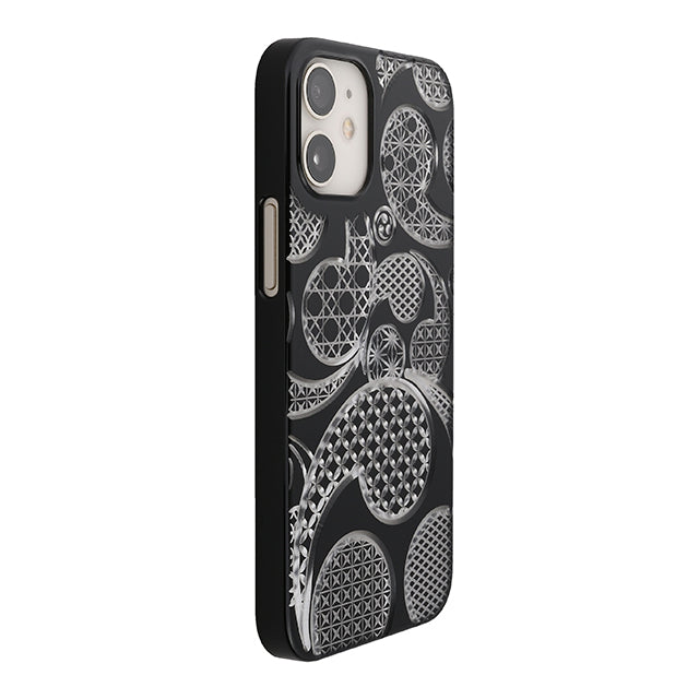 【Web限定】Air Jacket “kiriko” for iPhone12 mini 三つ巴 (ピアノブラック)