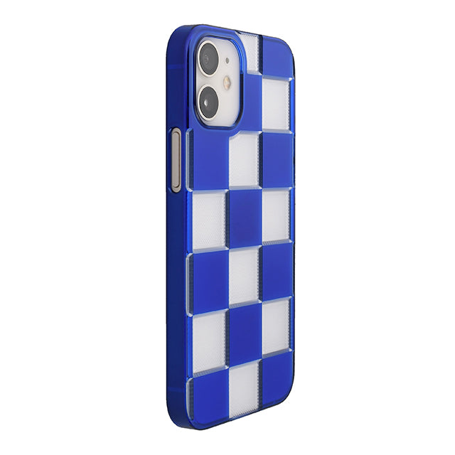 【Web限定】Air Jacket “kiriko” for iPhone12 mini 市松 (瑠璃)