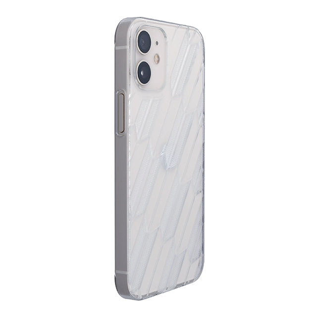 【Web限定】Air Jacket “kiriko” for iPhone12 mini 矢絣 (クリア)