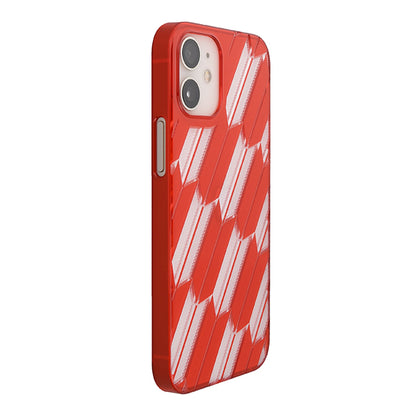 【Web限定】Air Jacket “kiriko” for iPhone12 mini 矢絣 (紅)