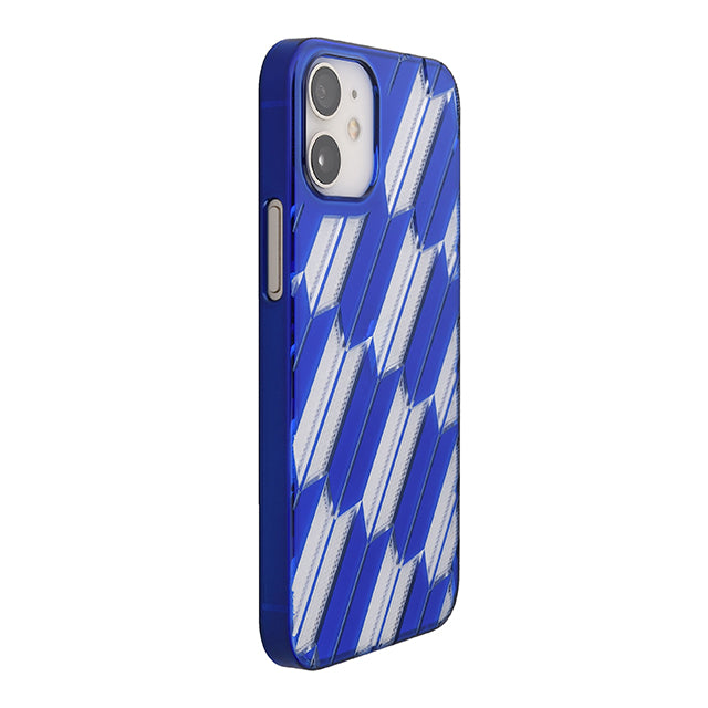 【Web限定】Air Jacket “kiriko” for iPhone12 mini 矢絣 (瑠璃)