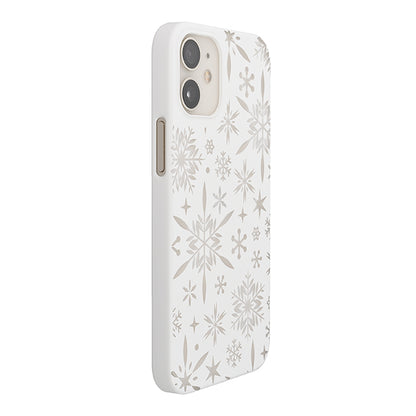 【Web限定】Air Jacket “kiriko” for iPhone12 mini 雪片 (ピュアホワイト)