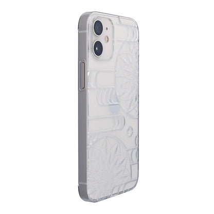 【Web限定】Air Jacket “kiriko” for iPhone12 mini エ霞に鞠 (クリア)