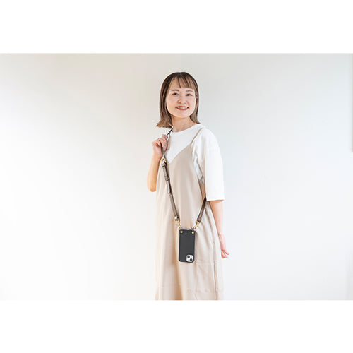 【WEB限定】P.S.SHOULDER STRAP【レザー】（ブロンズ ）