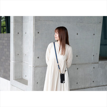 【WEB限定】P.S.SHOULDER STRAP【デニム】幅 20mm（フェード×ベージュ）