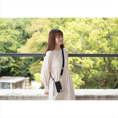 【WEB限定】P.S.SHOULDER STRAP【デニム】幅 30mm（濃紺×グリーン）