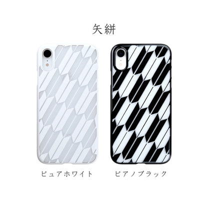 【Web限定】Air Jacket “kiriko” for iPhone XR 矢絣 ピュアホワイト