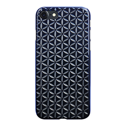 【Web限定】AIR JACKET ”kiriko” for iPhone8/7  麻の葉つなぎ(藍)