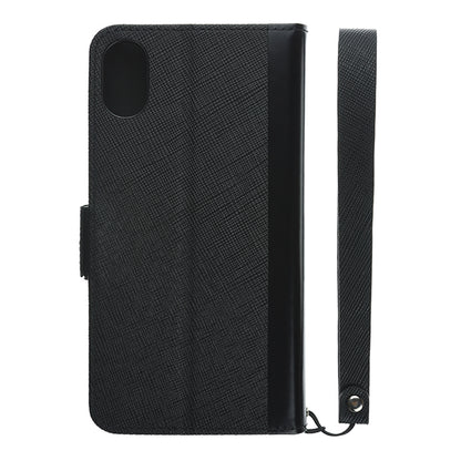 Leather Flip Case for iPhone XS/X (Black)