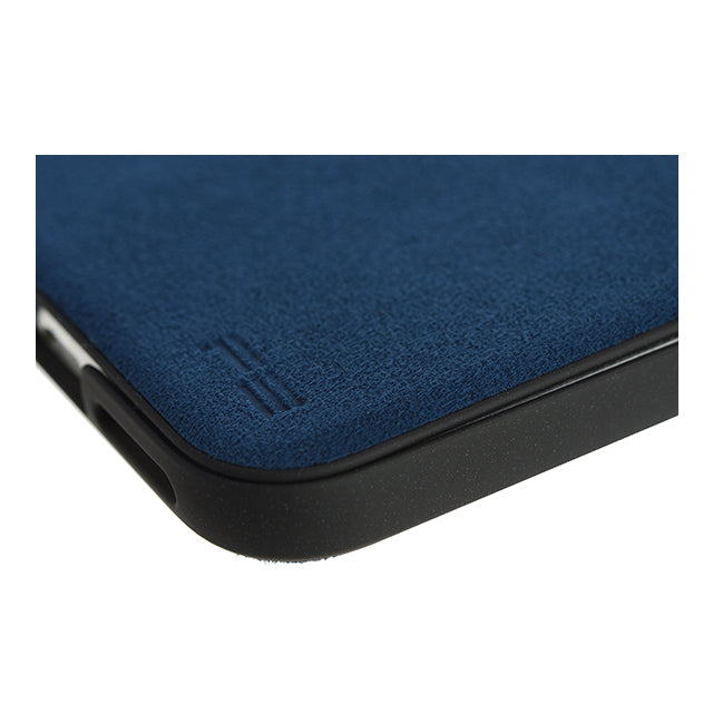 Ultrasuede(R) Flip Case for iPhone X (Blue)