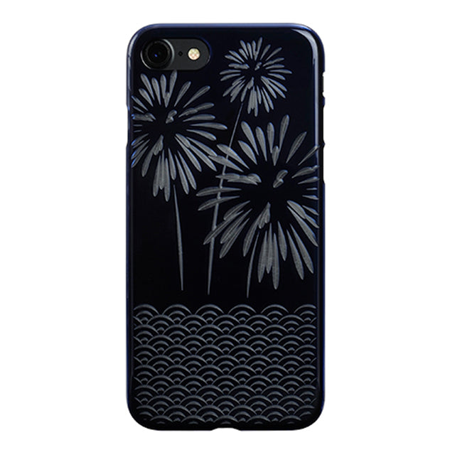 【Web限定】AIR JACKET ”kiriko” for iPhone8/7  花火(藍)