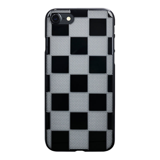 【Web限定】AIR JACKET ”kiriko” for iPhone8/7  市松(ピアノブラック)