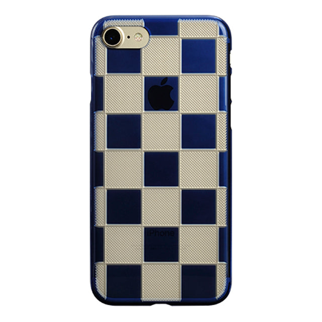 【Web限定】AIR JACKET ”kiriko” for iPhone8/7  市松(藍)