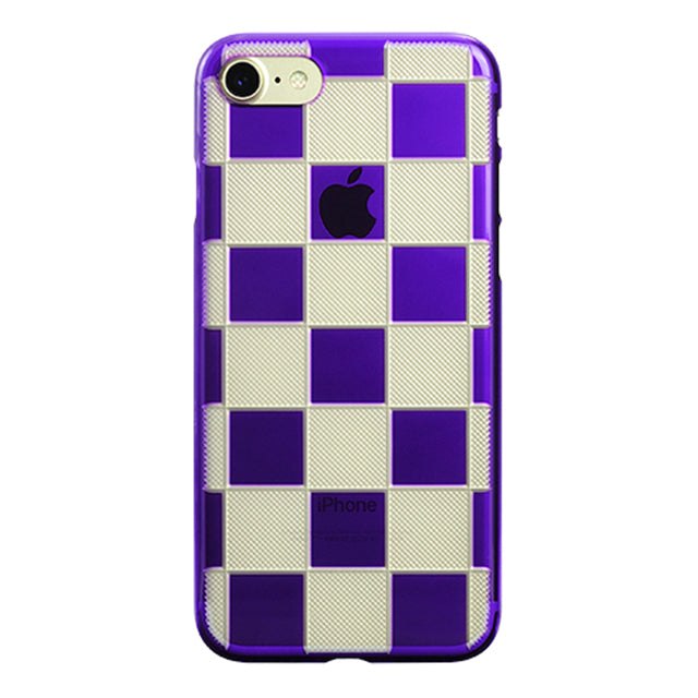 【Web限定】AIR JACKET ”kiriko” for iPhone8/7  市松(葡萄)