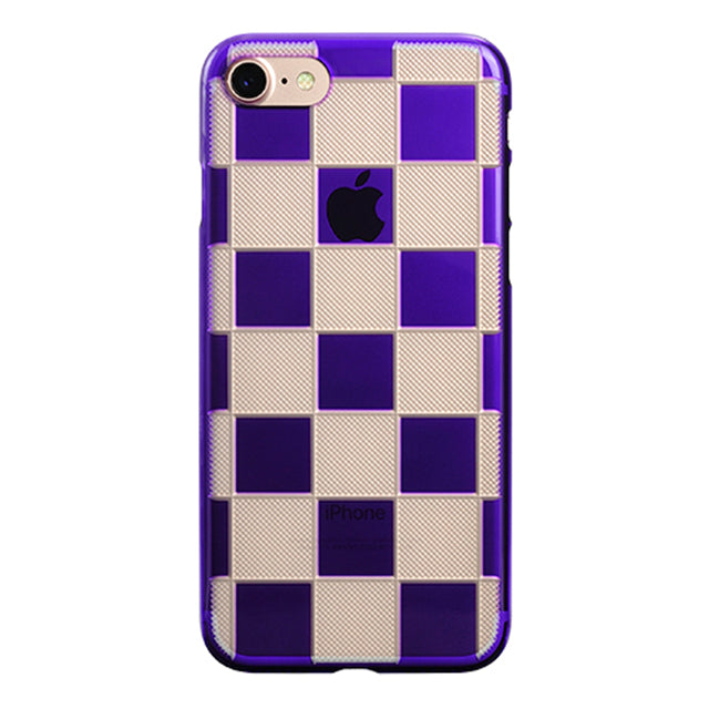 【Web限定】AIR JACKET ”kiriko” for iPhone8/7  市松(葡萄)