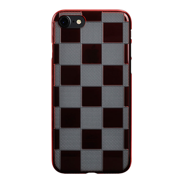 【Web限定】AIR JACKET ”kiriko” for iPhone8/7  市松(紅)