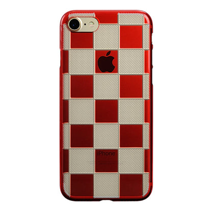 【Web限定】AIR JACKET ”kiriko” for iPhone8/7  市松(紅)