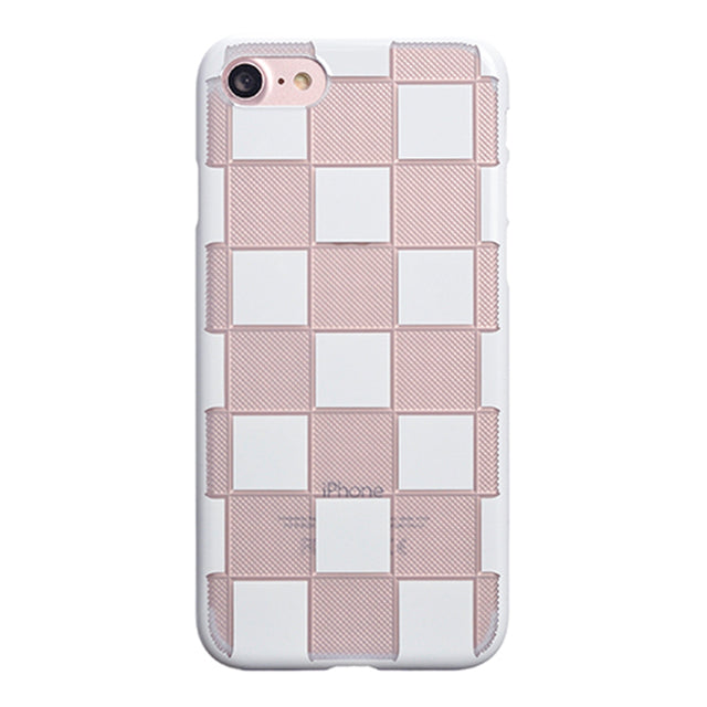 【Web限定】AIR JACKET ”kiriko” for iPhone8/7  市松(ピュアホワイト)