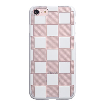 【Web限定】AIR JACKET ”kiriko” for iPhone8/7  市松(ピュアホワイト)