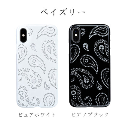 【Web限定】Air Jacket “kiriko” for iPhone XS ペイズリー 紅