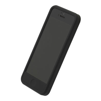 シリコーンジャケットセット for iPhone5 (クリアブラック)