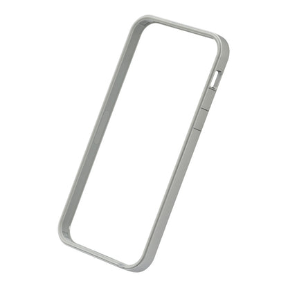 フラットバンパーセット for iPhone SE/5s/5 (シルバー＆ホワイト)