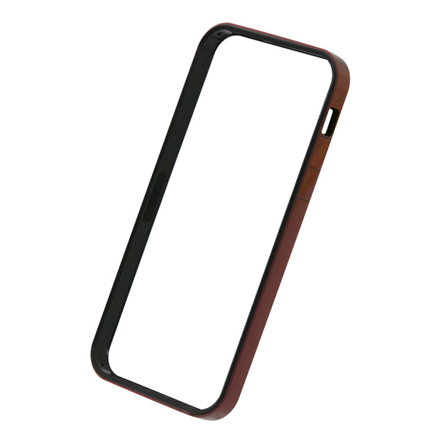 フラットバンパーセット for iPhone SE/5s/5 (メタリックレッド)