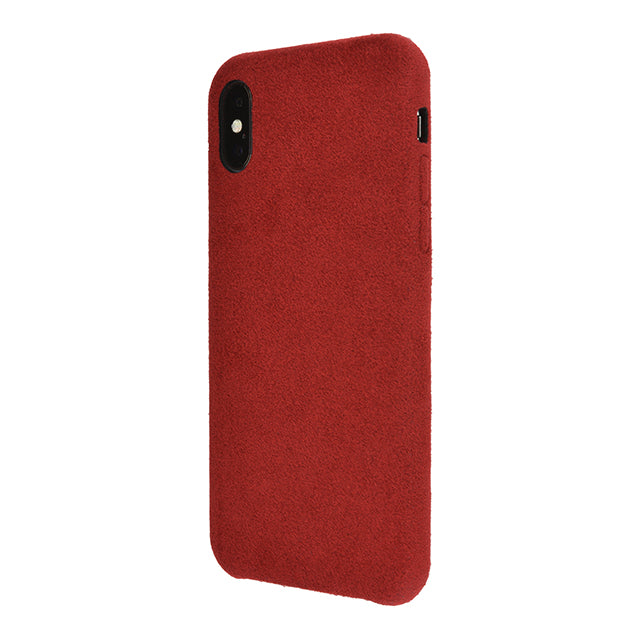 Ultrasuede(R) Air Jacket for iPhone XS/X (Red)