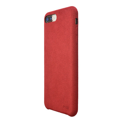 Ultrasuede(R) Air jacket for iPhone8 Plus/7 Plus  (Red)