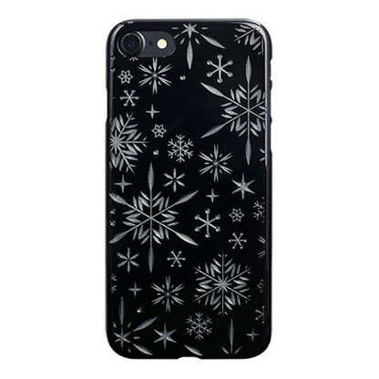 【Web限定】AIR JACKET ”kiriko” for iPhone8/7  雪片(ピアノブラック)