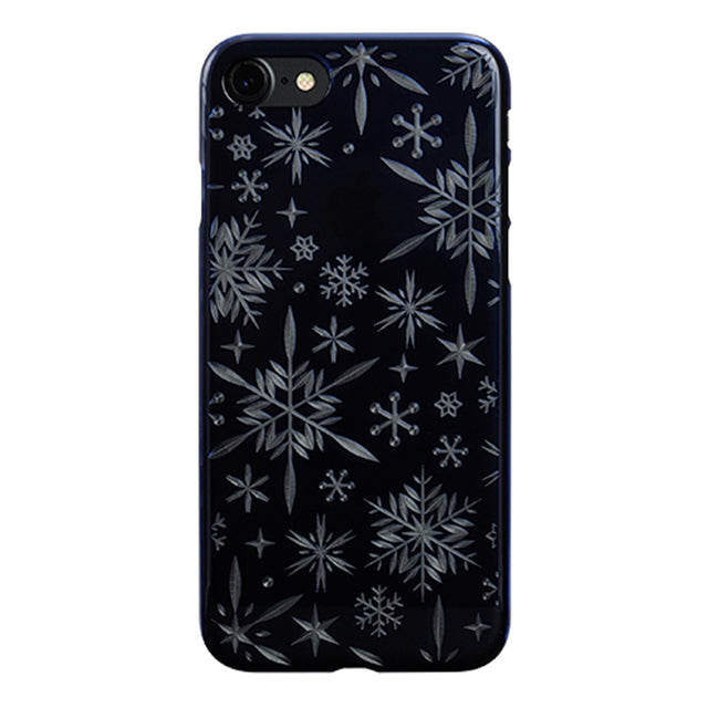 【Web限定】AIR JACKET ”kiriko” for iPhone8/7  雪片(藍)