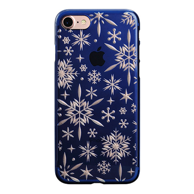 【Web限定】AIR JACKET ”kiriko” for iPhone8/7  雪片(藍)