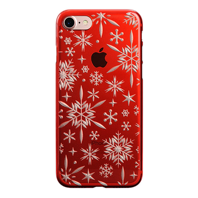 【Web限定】AIR JACKET ”kiriko” for iPhone8/7  雪片(紅)