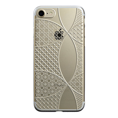 【Web限定】AIR JACKET ”kiriko” for iPhone8/7  千代柄・七宝(クリア)