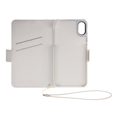 Leather Flip Case for iPhone XS/X (White)