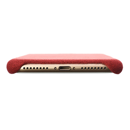 Ultrasuede(R) Air jacket for iPhone8 Plus/7 Plus  (Red)