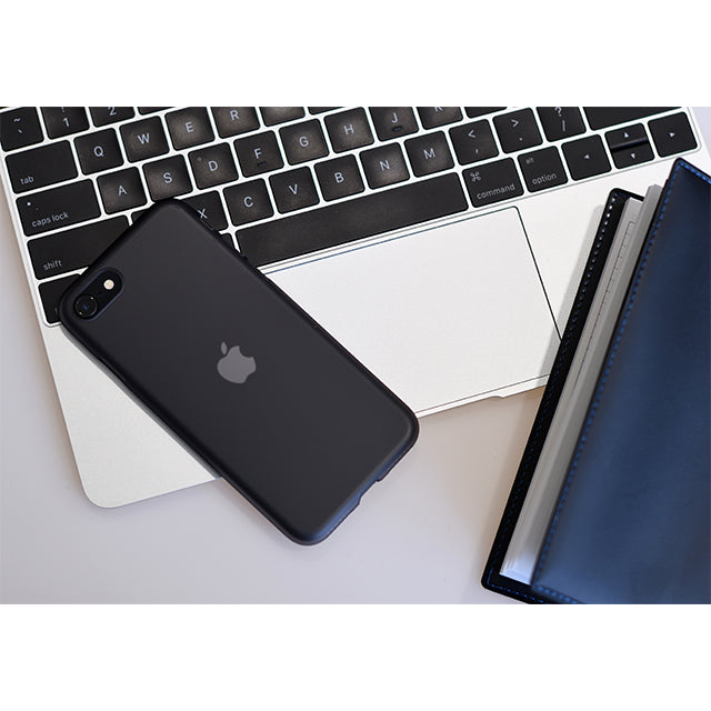 Air Jacket for iPhone SE(第3世代／第2世代)/iPhone8 (Rubber Black)